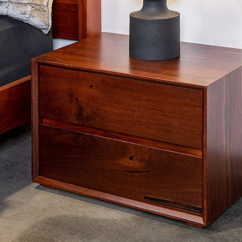 Apartment Two Drawer Bedsides WA Marri or WA Jarrah