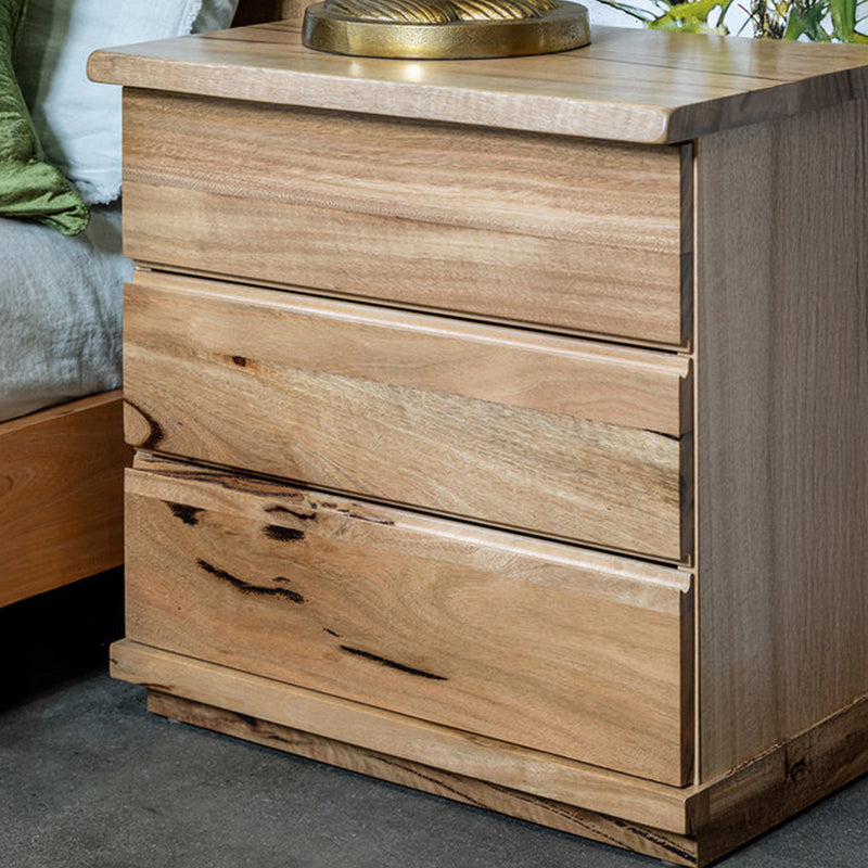 Naturaliste Three Drawer Bedsides WA Marri or WA Jarrah