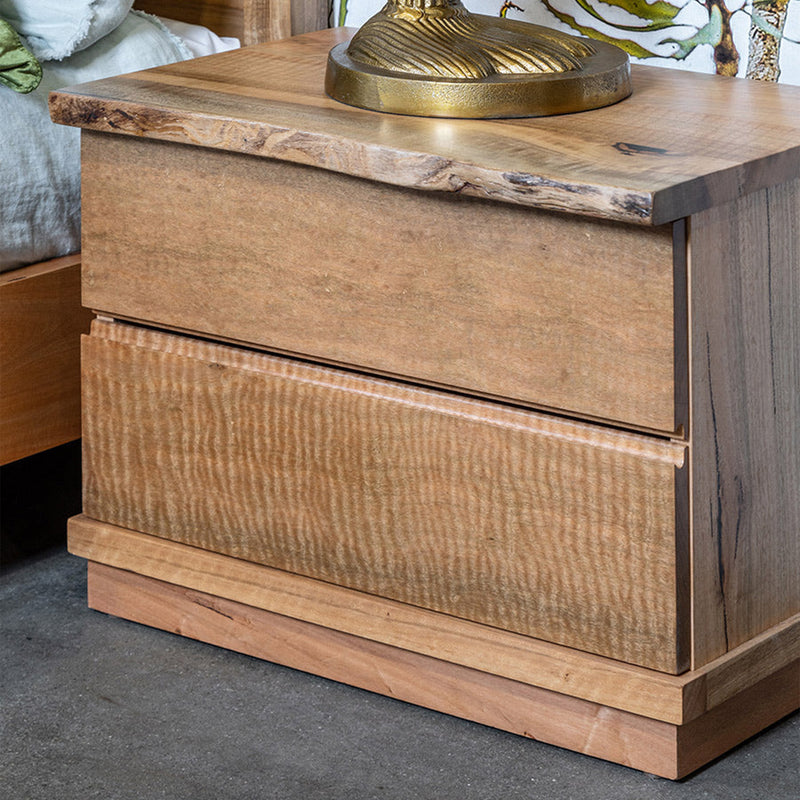 Naturaliste Two Drawer Bedsides WA Marri or WA Jarrah