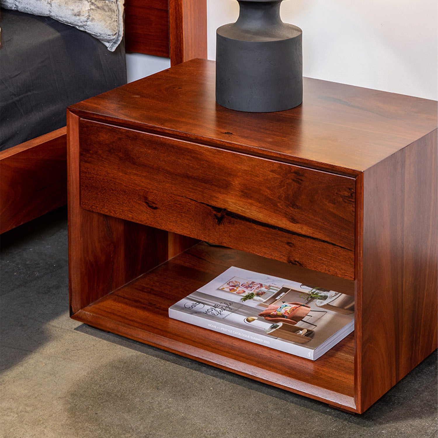 Apartment One Drawer Bedsides WA Marri or WA Jarrah
