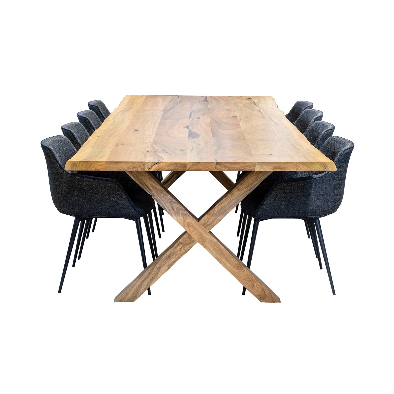 Cross Natural Edge Dining Table