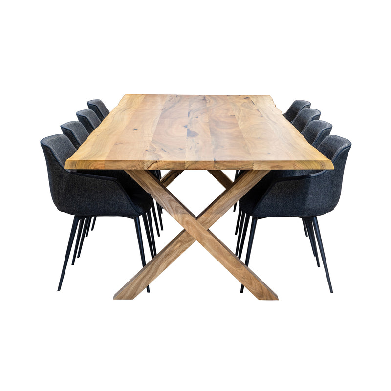 Cross Natural Edge Dining Table
