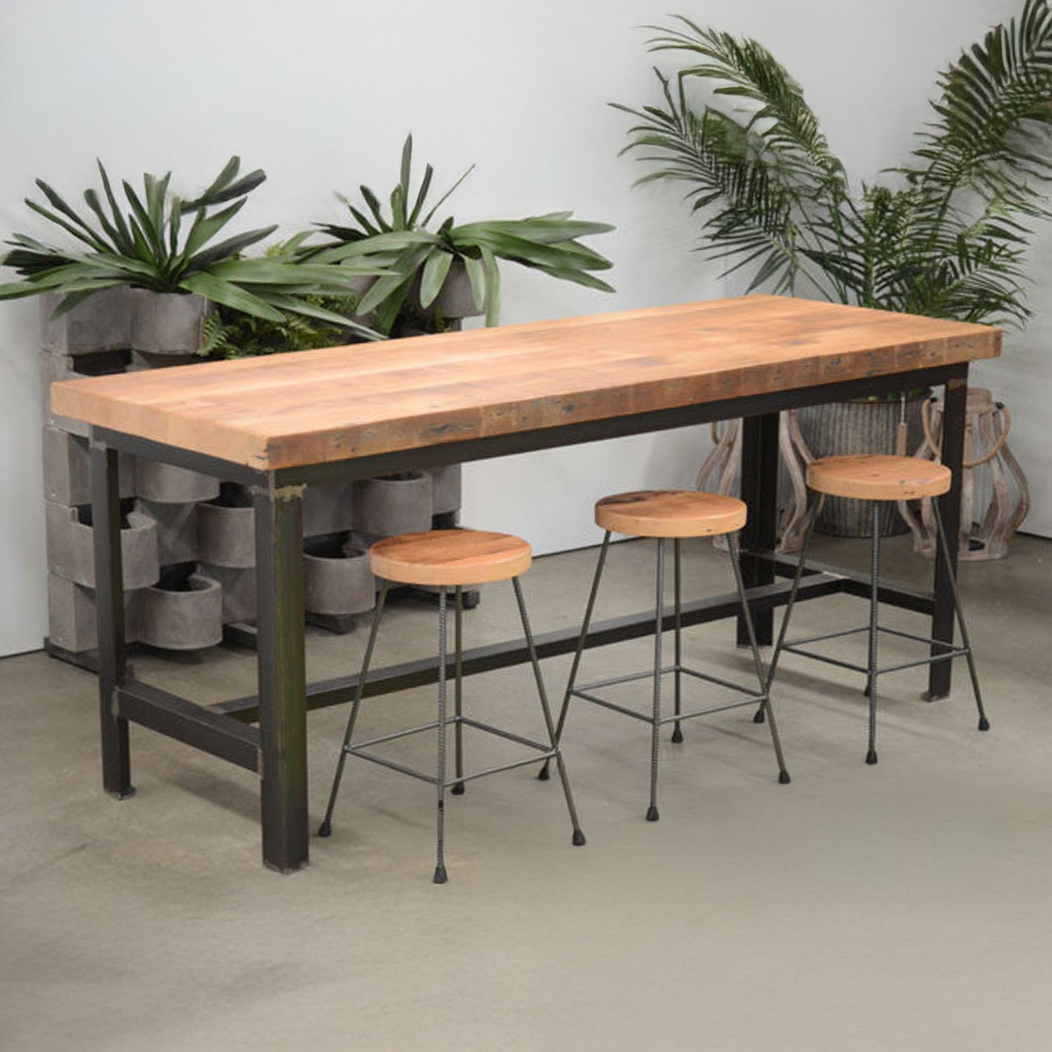 Industrial Cellar Bar Table