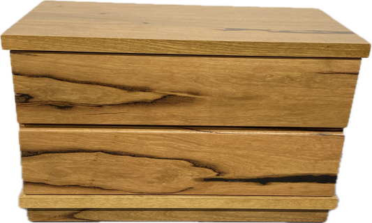 Meelup Two Drawer Bedsides WA Marri or WA Jarrah