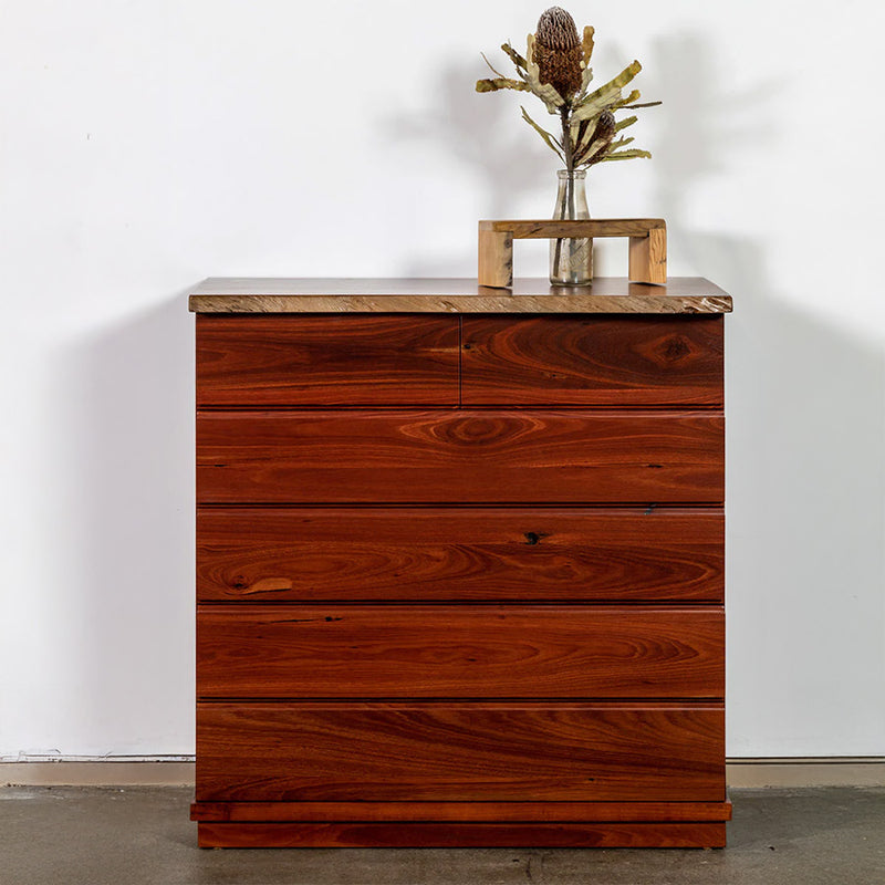 Naturaliste Tallboy Chest WA Marri or WA Jarrah
