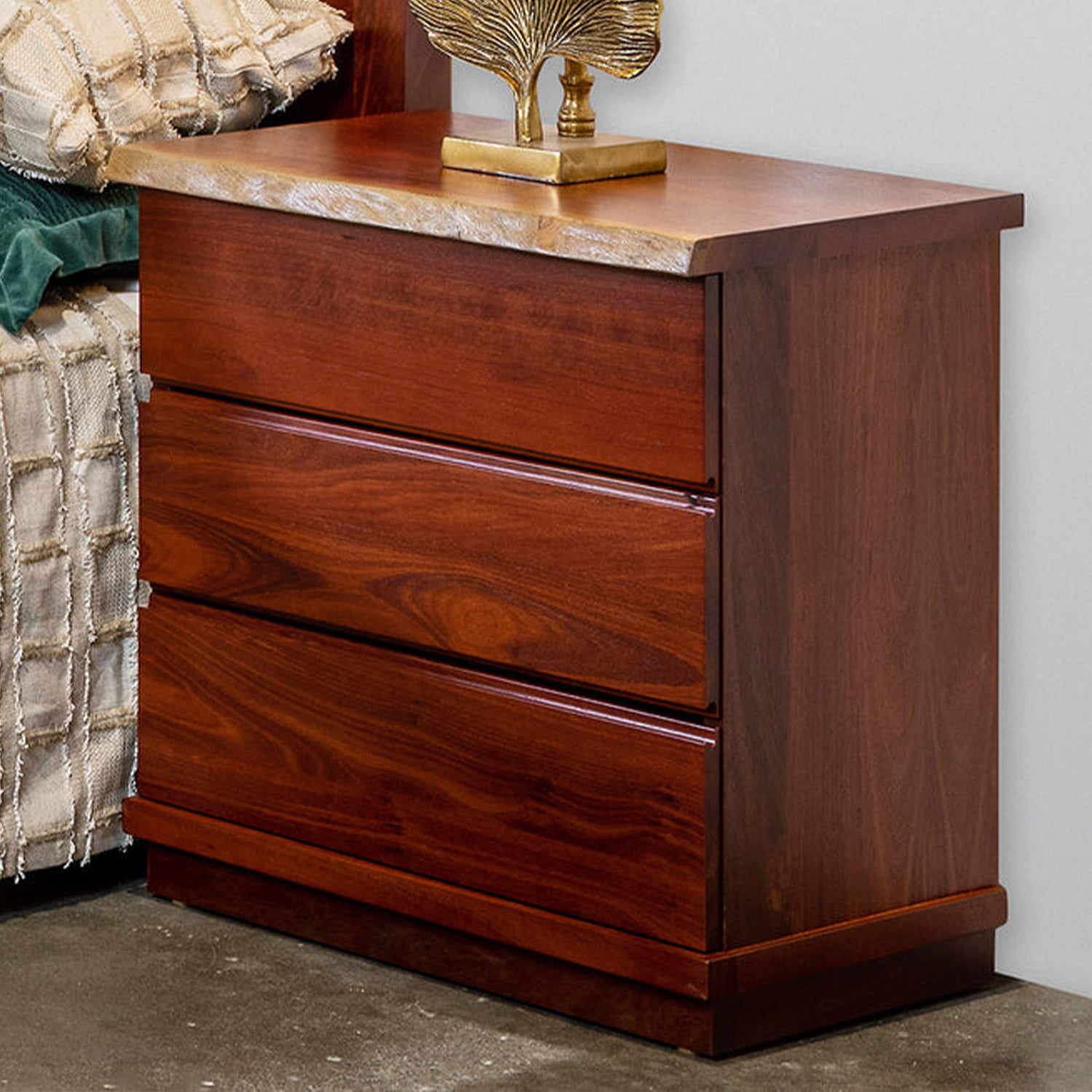 Naturaliste Three Drawer Bedsides WA Marri or WA Jarrah