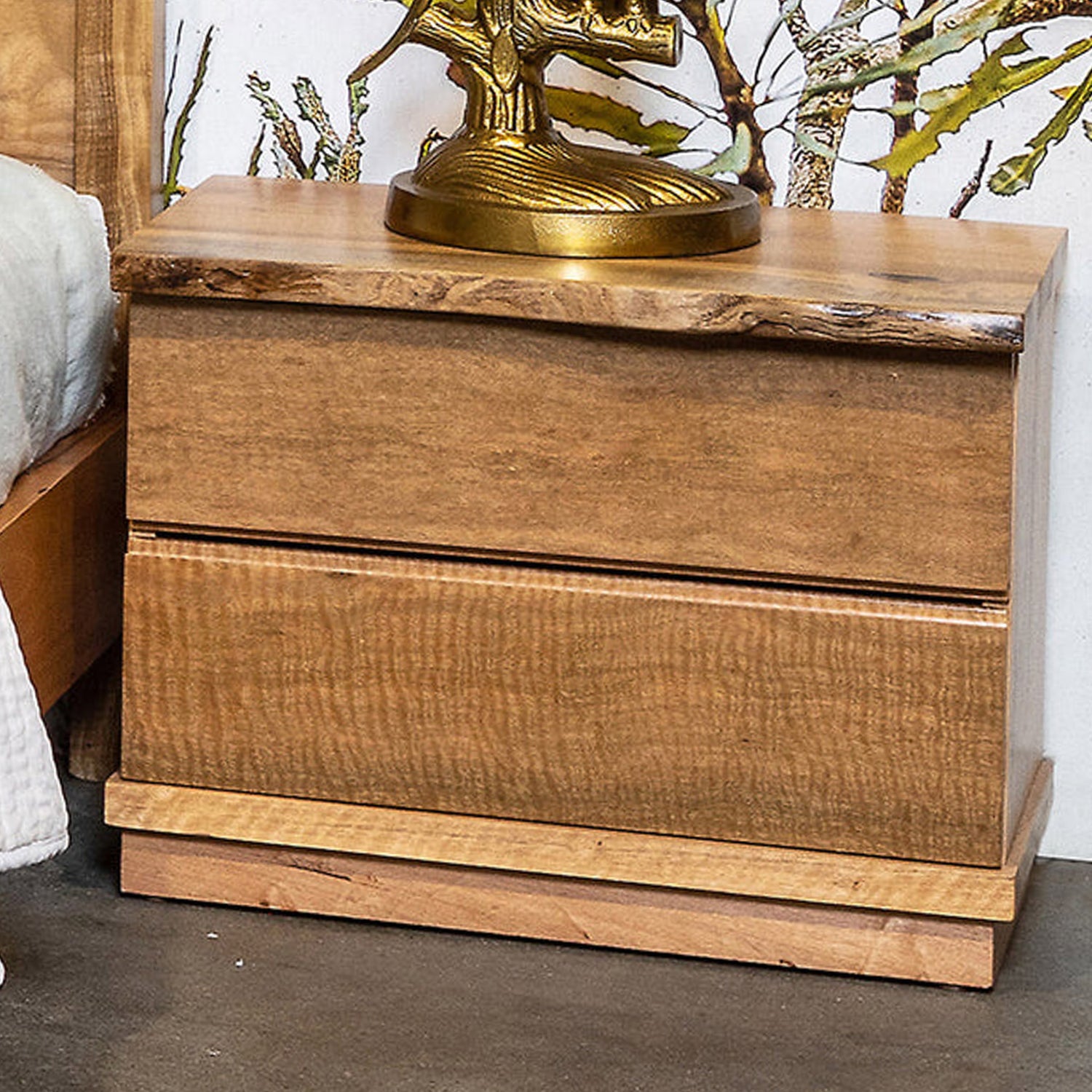 Naturaliste Two Drawer Bedsides WA Marri or WA Jarrah