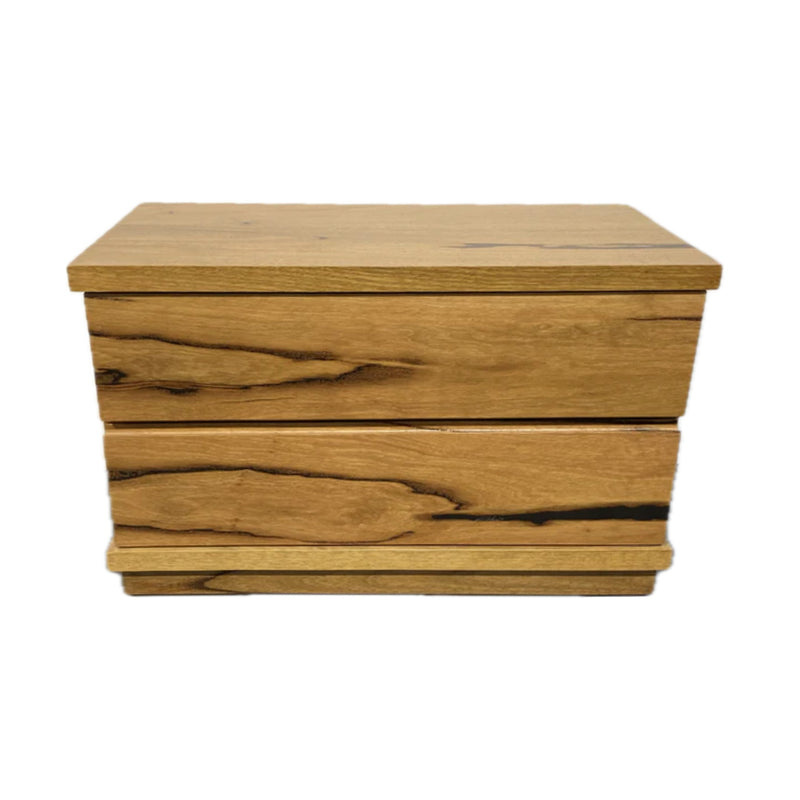 Meelup Two Drawer Bedsides WA Marri or WA Jarrah