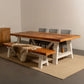 Hampton Dining Table Whitewash Base