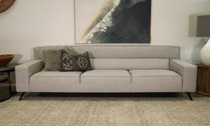 Boston Sofa 3.5 Seater Custom made to size Large range of fabrics WA Made locally australian lounge