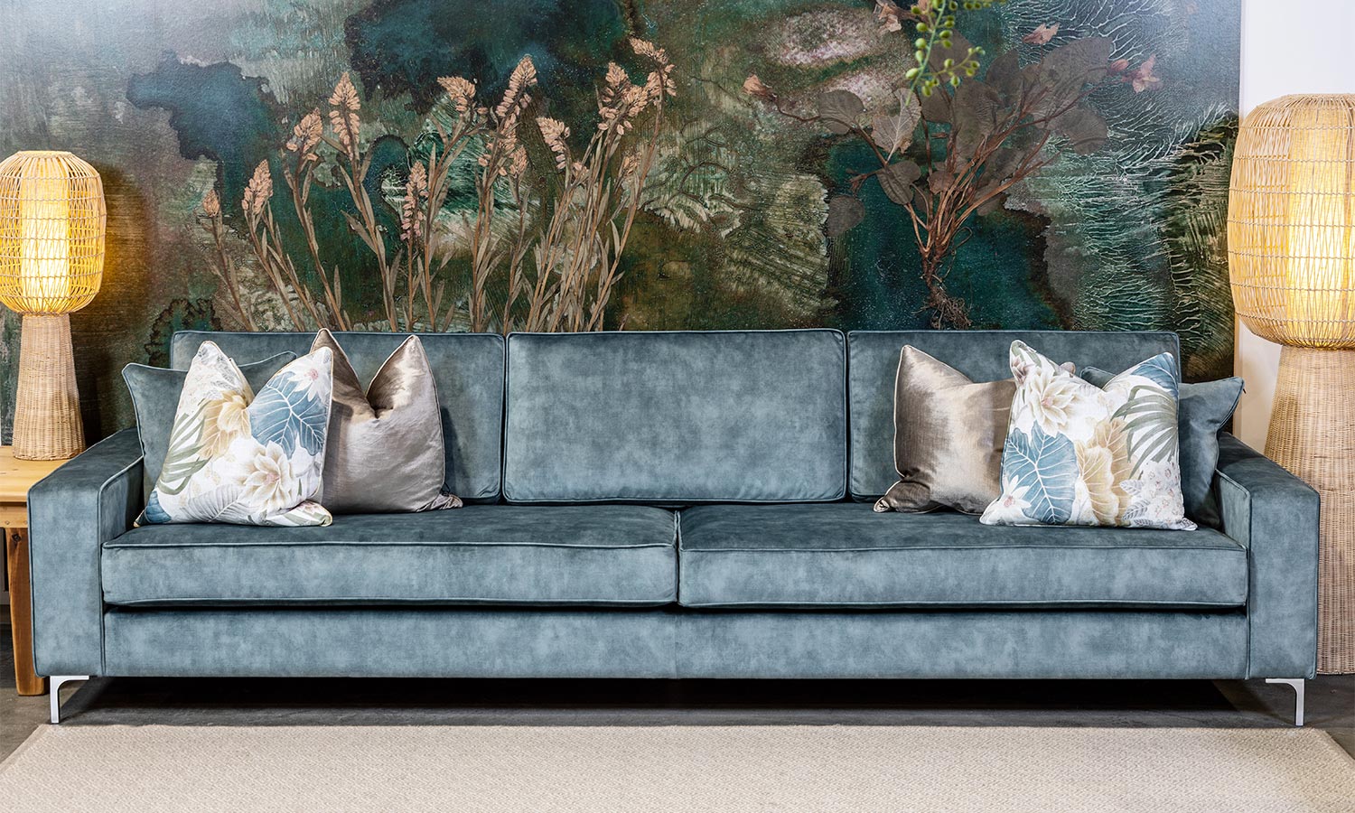 Danni Retro Mid-century inspired lounge suite sofa lounge room furniture made in Perth WA