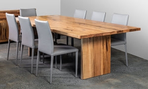 Domus Contemporary Marri Jarrah Timber Dining Table Formal with Chairs Perth WA
