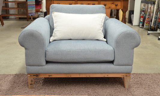 Hampton Armchair - Hamptons style Lounge Room Furniture Chair - Fabric - Perth, WA