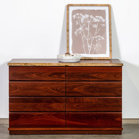 Apartment Solid Marri Jarrah Eight Drawer Chest of Drawers Bedroom Furniture Perth WA