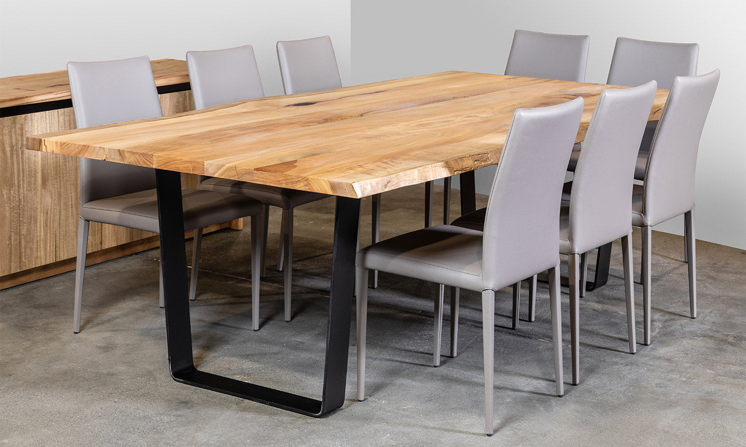 Sandfire Marri Timber Natural Edge Dining Table Perth WA