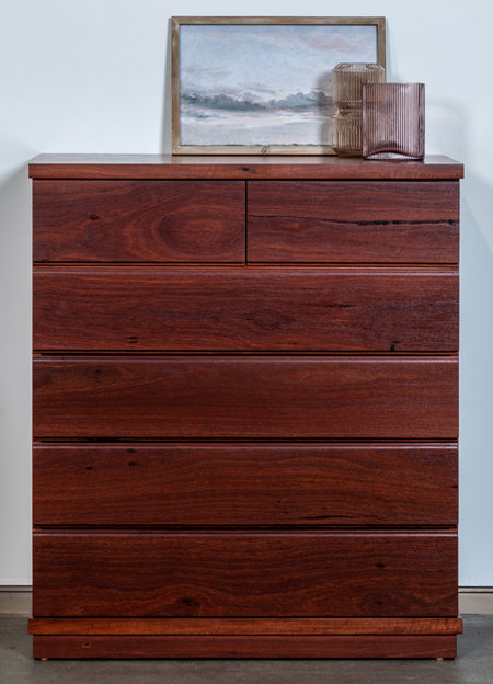 Meelup Tallboy Chest W.A. Jarrah or Marri