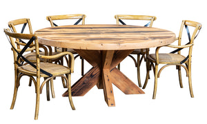 Puzzle Round Recycled Dining Table